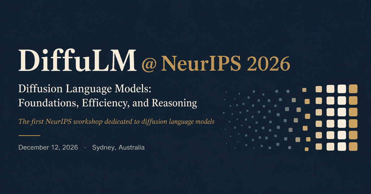 DiffuLM 2026 official conference logo
